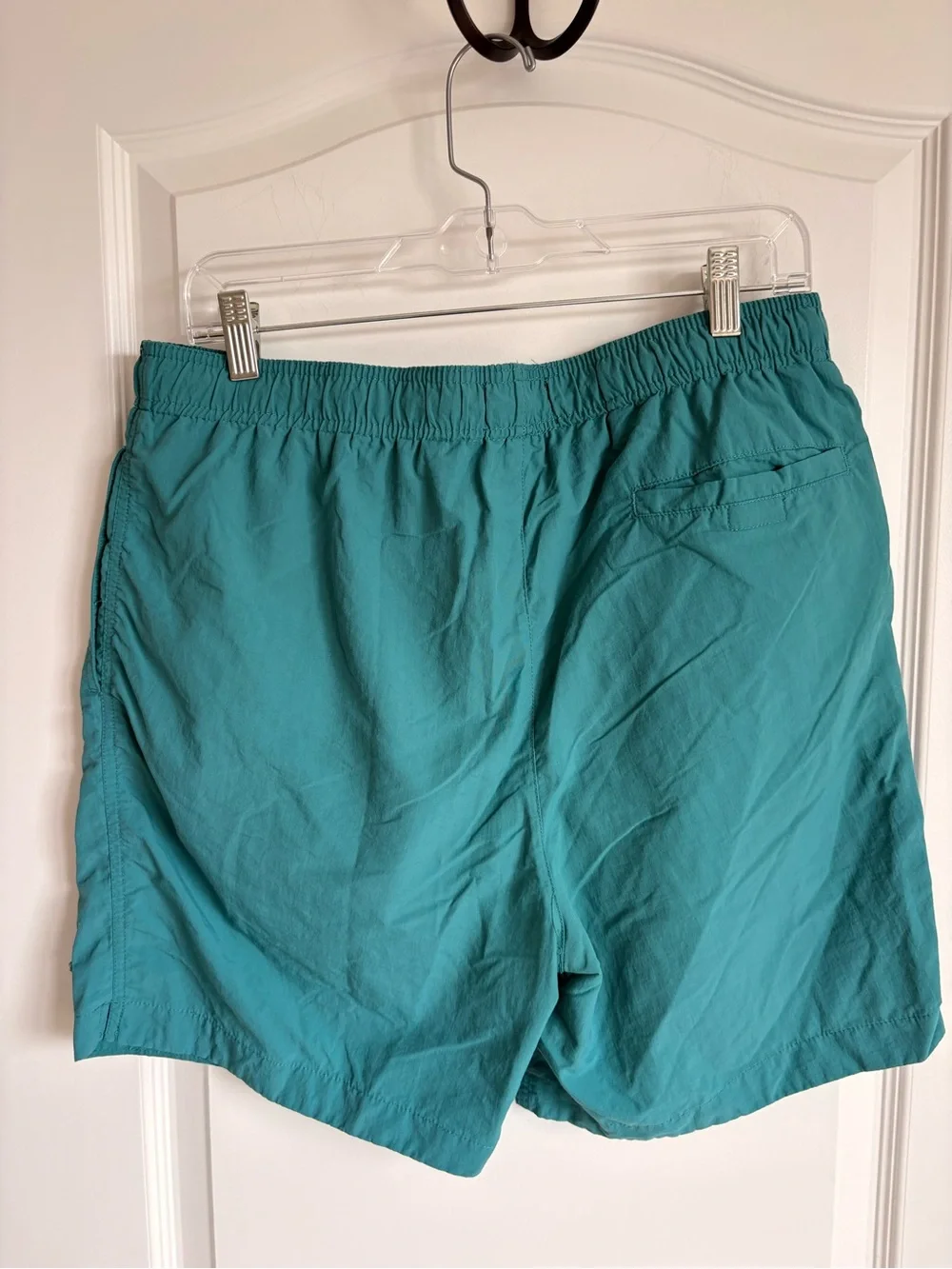 PacSun Teal Swim Trunks with Black Drawstring